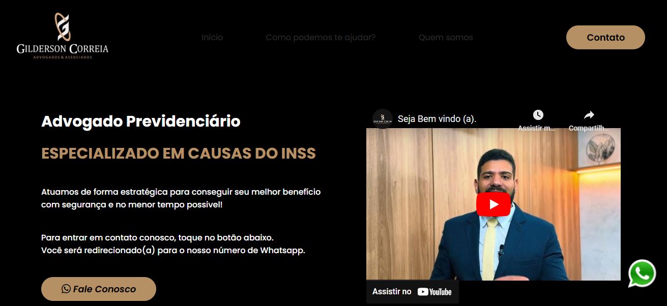 Landing Page advocacia